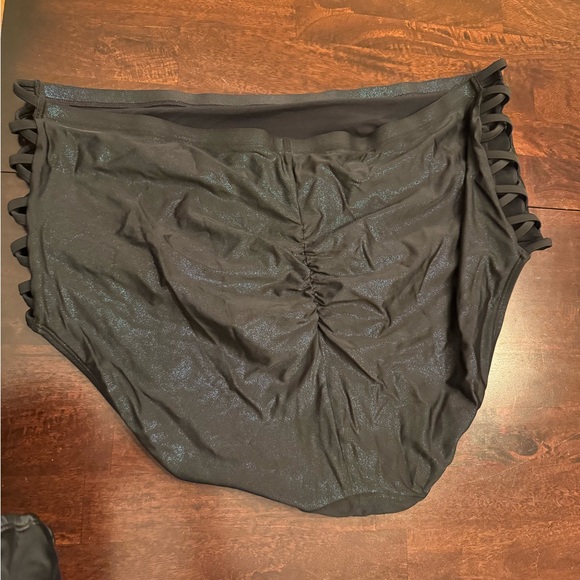 Cacique Black Shimmer Swimwear - Picture 9 of 9